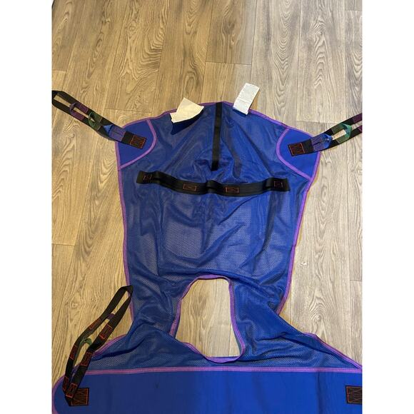 Invacare R114 Full Body Sling Commode Opening Patient Lift Medium Polyester 450 - Picture 2 of 6